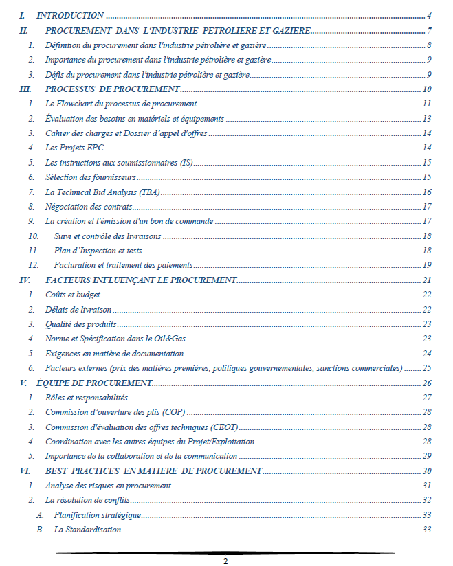 LIVRE PDF: Procurement Guide for Oil&Gas